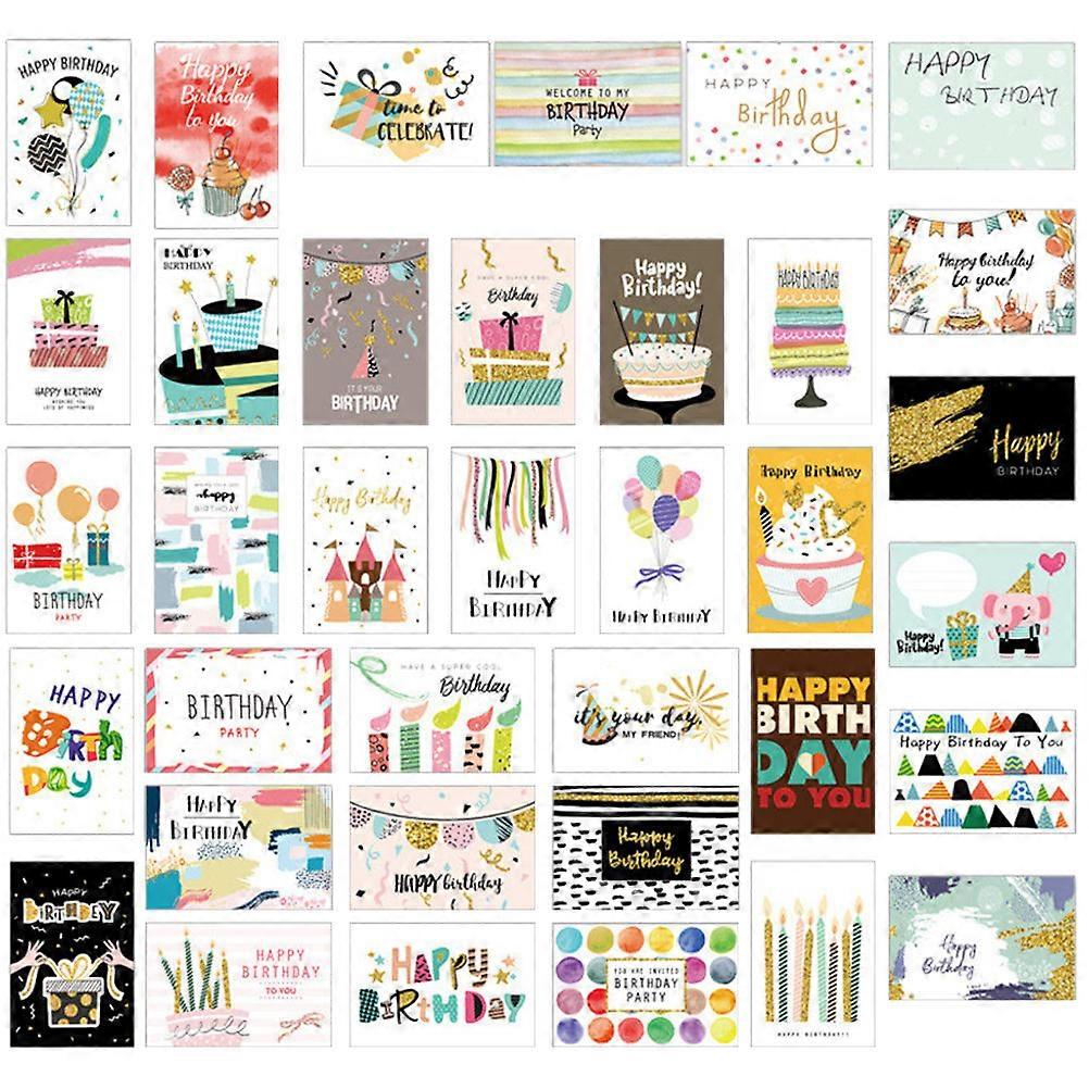 Birthday 36Pcs for Writing Use Creative Message Holiday