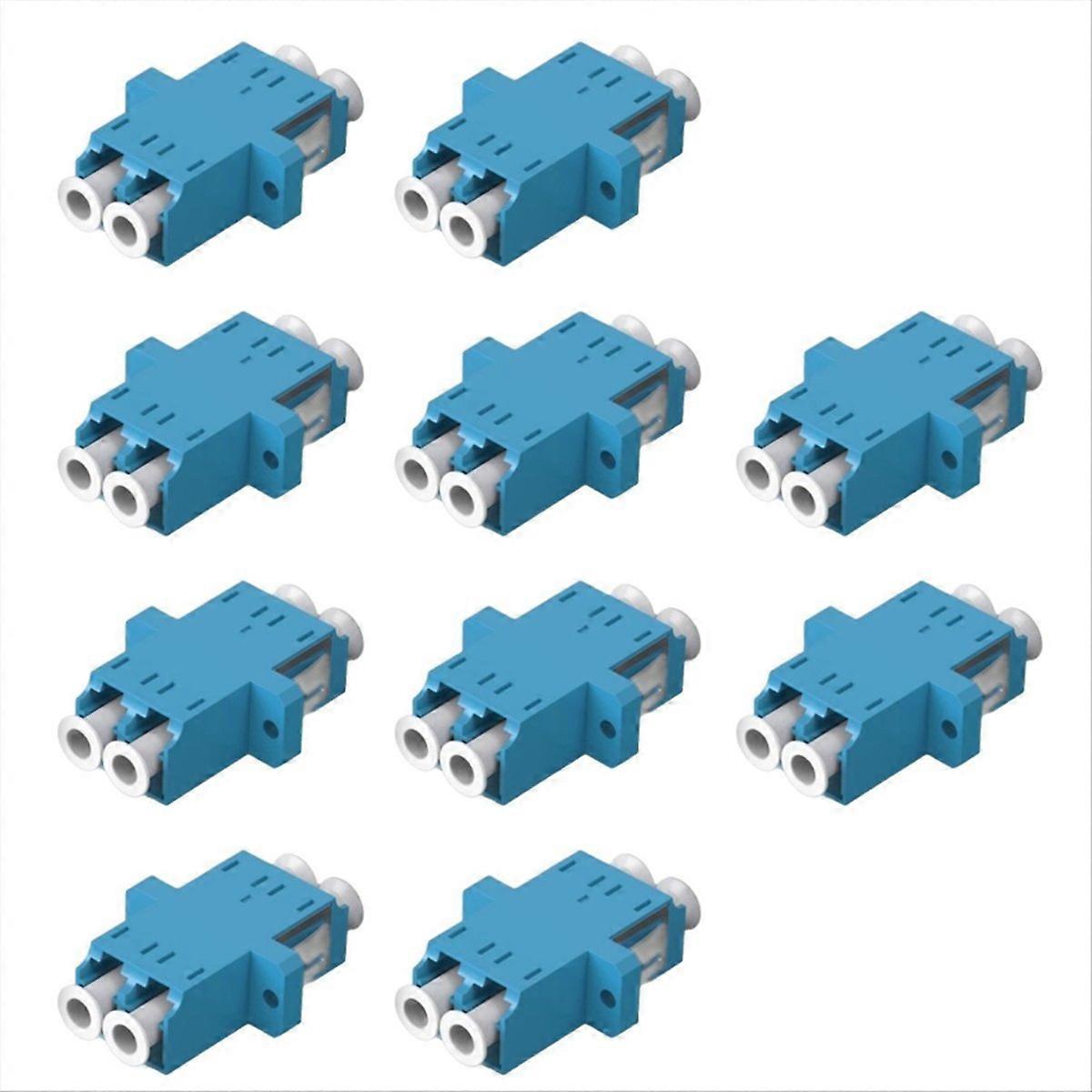 10PCS LC Fiber Optic Adapter