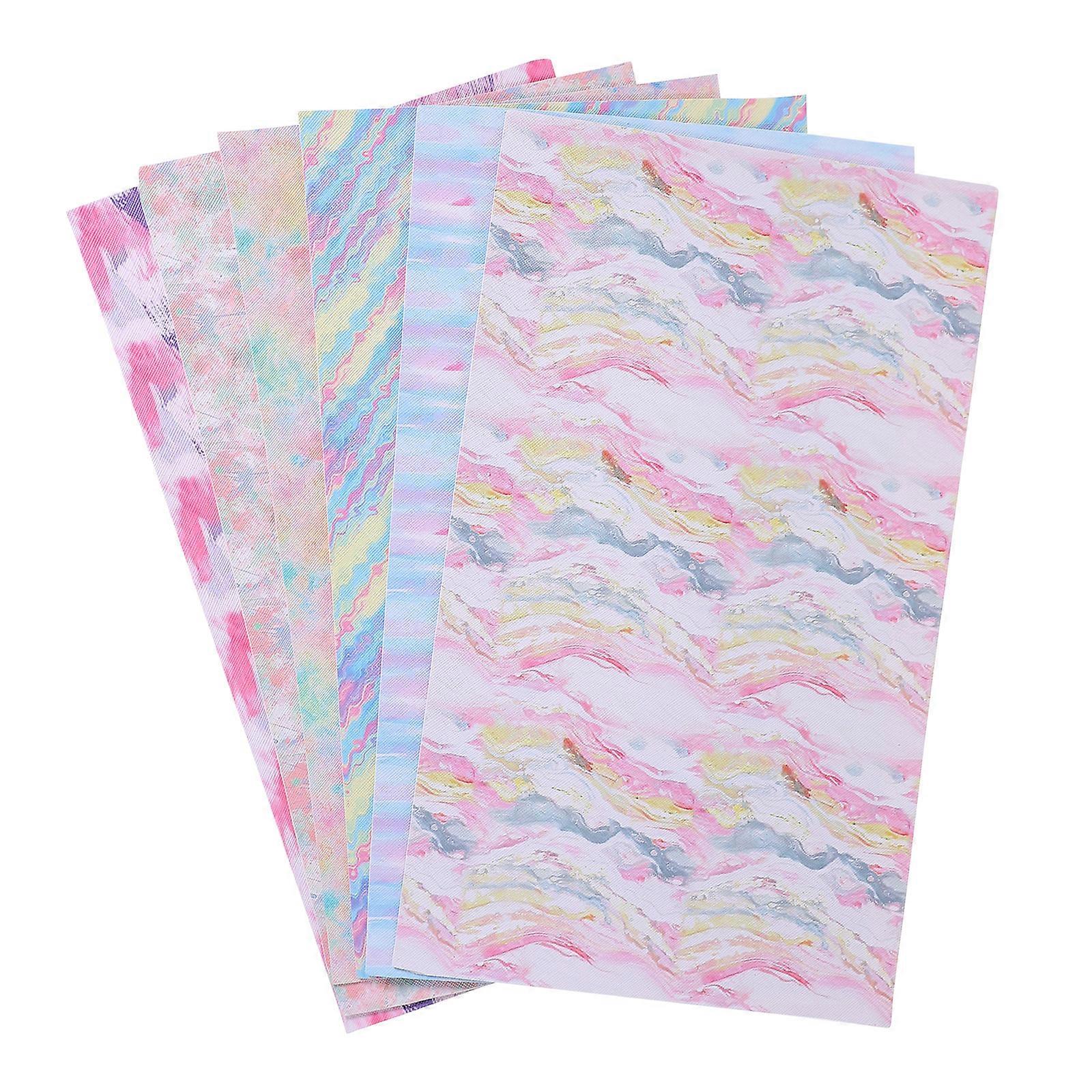 Faux Fabric Sheet 6Pcs for DIY Crafting and Handmade Projects