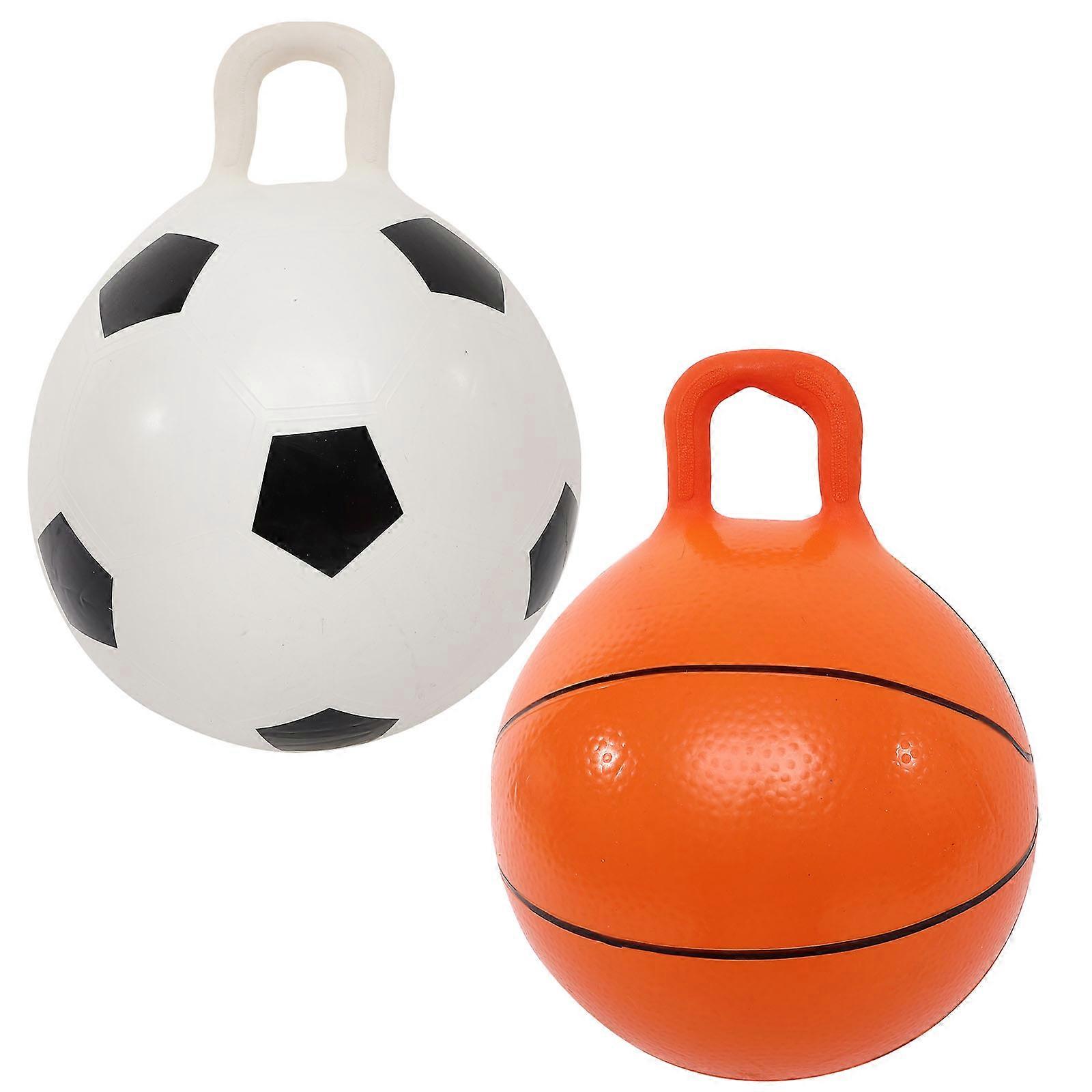 Interactive Children Toy Jumping Ball Inflatable Exercise Ball 2Pcs Set