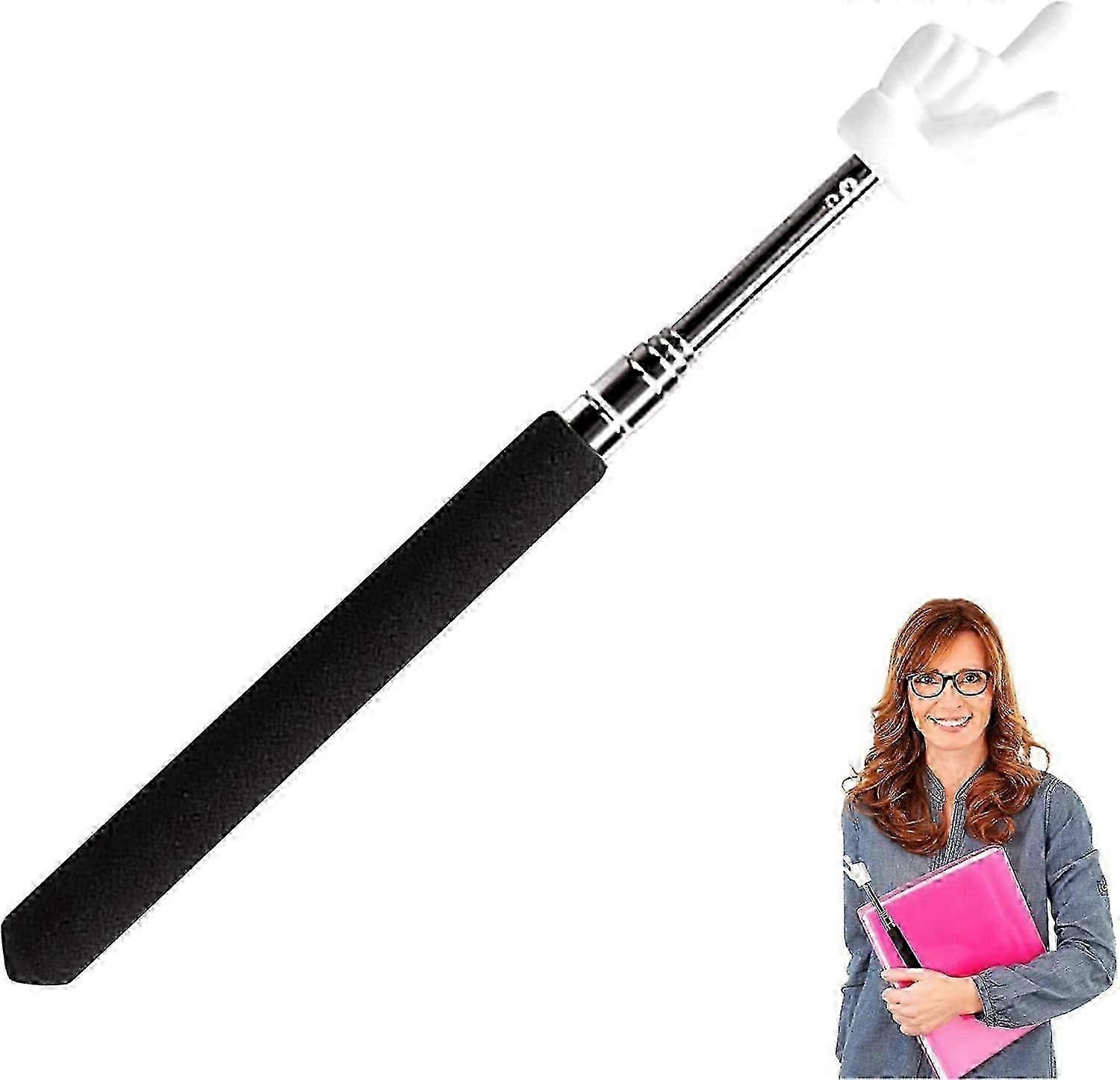 Retractable Teacher Pointer, Mini Handheld Presentation Stick
