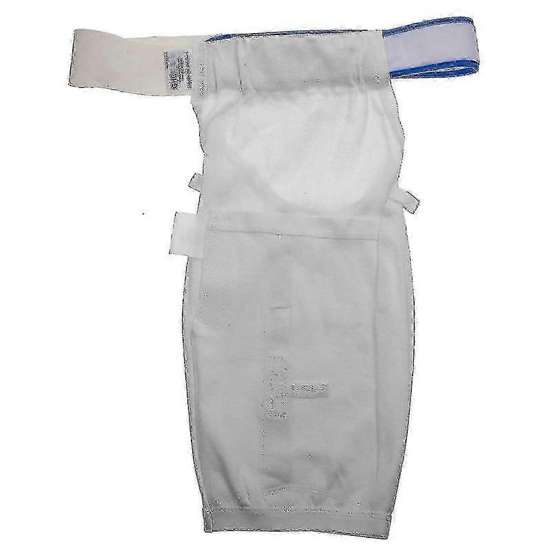 Cómodo soporte para bolsa de catéter con correa transpirable.