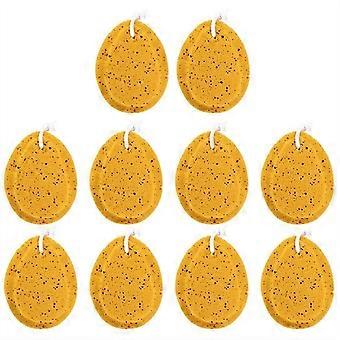 Bath Sponge and Body Scrubber 10 Pack Honeycomb Design for Gentle Foam Cleansing and Soft Exfoliation