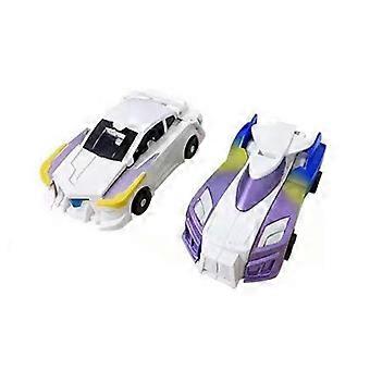 2 unidades de brinquedo de carro de cavalo voador transformador para crianças Presente de carro-robô transformador resistente para meninos meninas