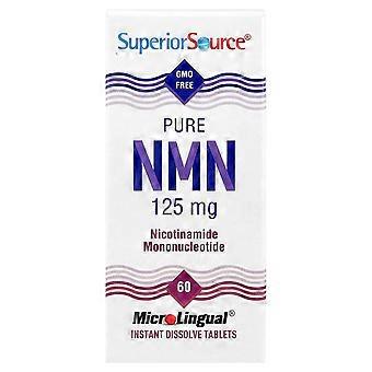 Superior Source, Pure NMN, Nicotinamide Mononucleotide, 125 mg , 60 Instant Dissolve Tablets