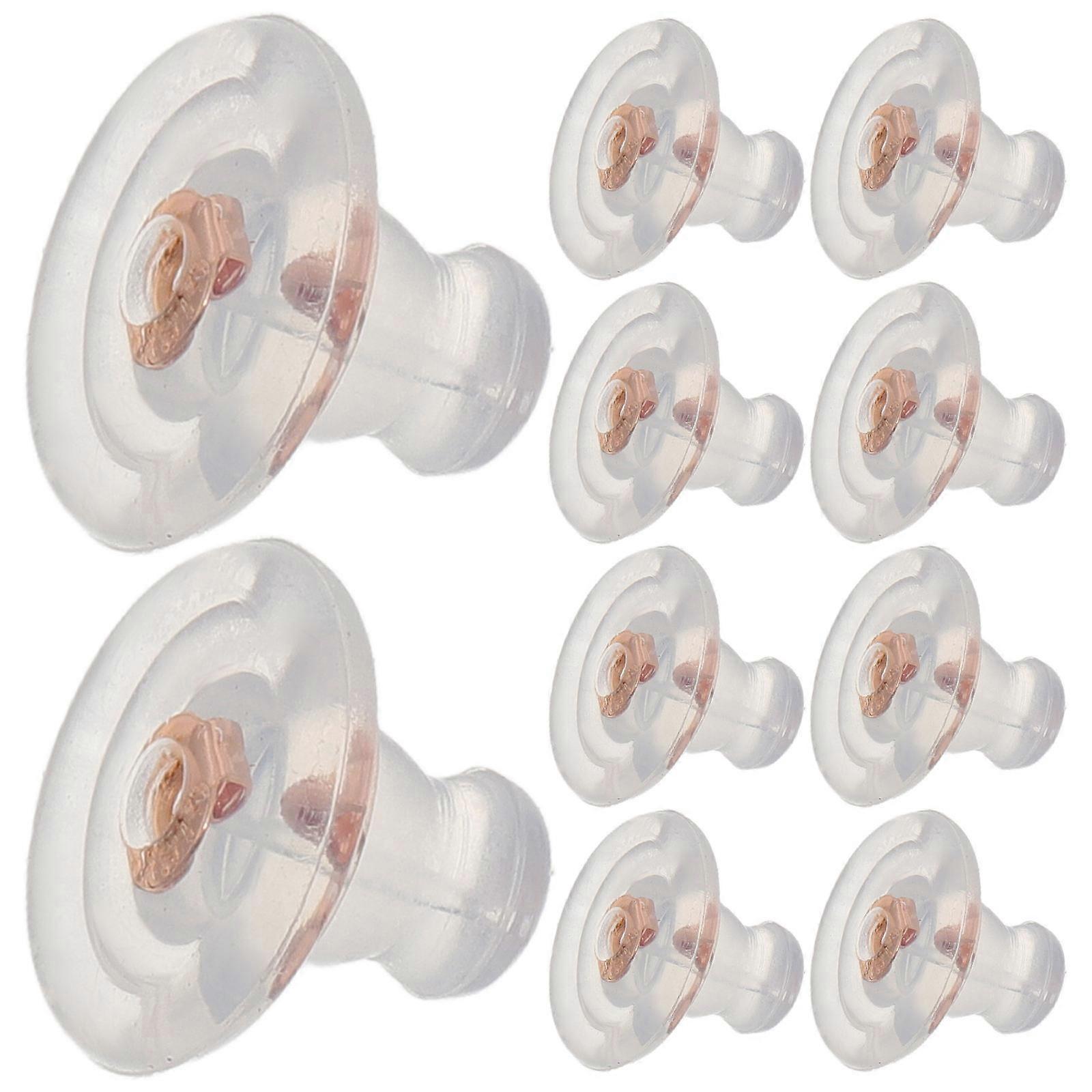 Silicone Earring Backs for Earrings 30Pcs Clear Comfortable Ear Studs