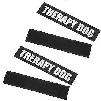 2 Pairs Dog Harness Stickers Vest Patches Reflective Dog Harness Patches