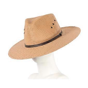 Unisex Straw Fedora Felt Wide Brim Hat AV21865