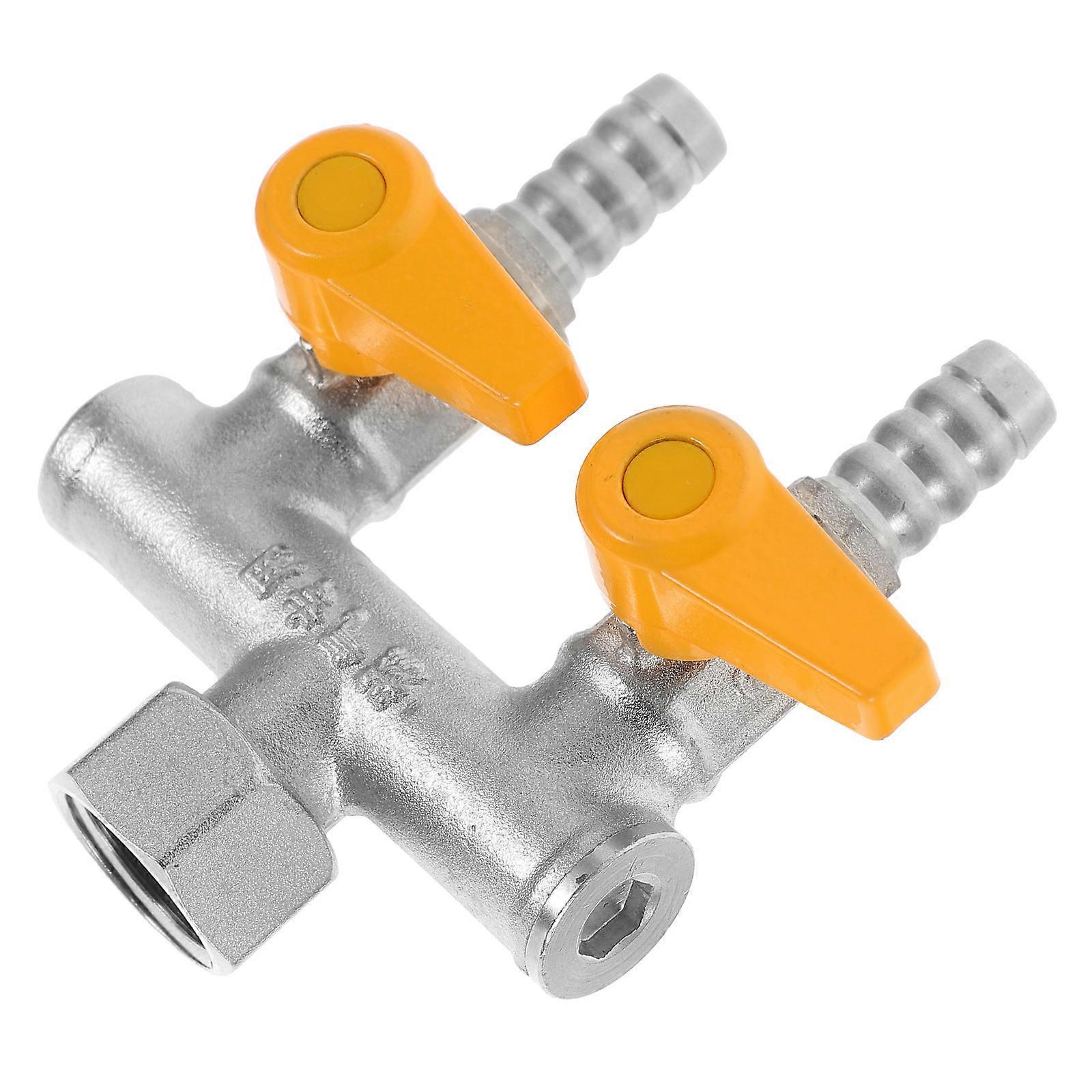 Copper Hose Splitter for Home Irrigation Control