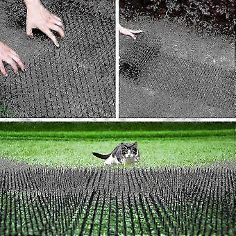 Anti-cat Mat With Thorn Grid Garden Anti Dogs, Cats Pets Plastic Anti-thorn Mat compatible with Pets Black 200*30 Cm