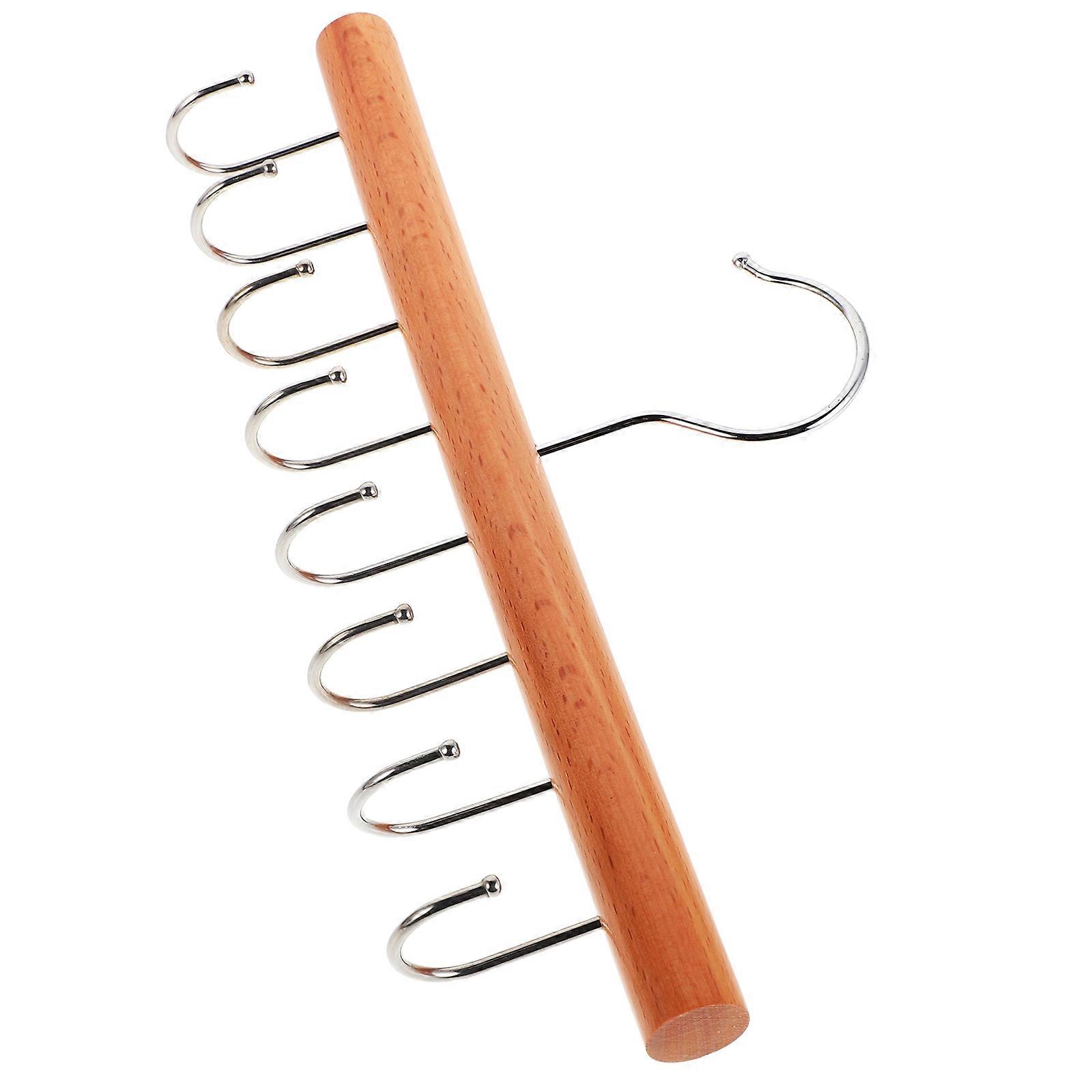 Light Brown Solid and Tie Organizer for Hanging