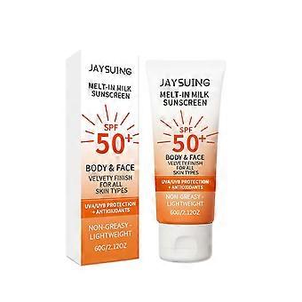 Sonnenschutzmittel LSF 50 mit Mineralien: Sofortiger Sonnenschutz mit Zinkoxid (ohne Nanopartikel) – Nicht fettende Formel – Ideal für Strand, Joggen und Outdoor-Sportarten