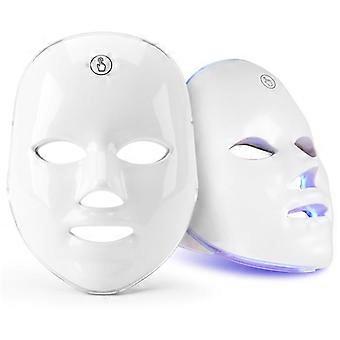 Maschera per fototerapia a LED Marielle MML – Trattamento viso professionale, bianca
