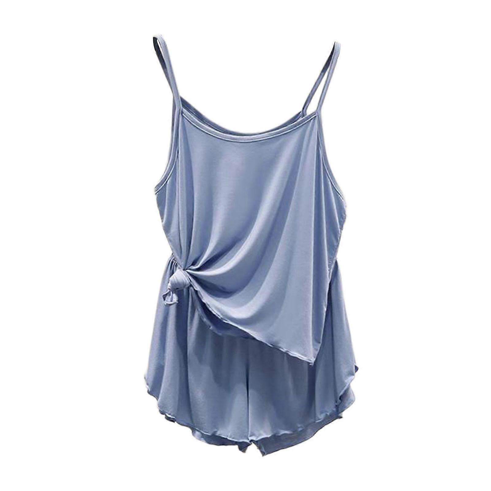 Casual Pajama Set - Solid Color & Soft Fabric - for Hot Nights