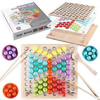 WOOPIE Färgade Bollar Montessori Pussel Mosaic Sorter