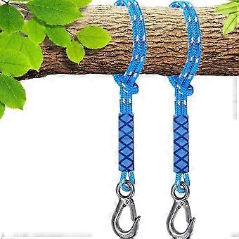 2pcs 60cm Heavy-Duty Tree Swing Hooks Indoor Outdoor Hammock Swing Rope Yoga Haning Straps Playground Accessories