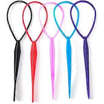 6 Pairs hair accessories for women, Hair Braid Accessories Ponytail Maker, French Braid To