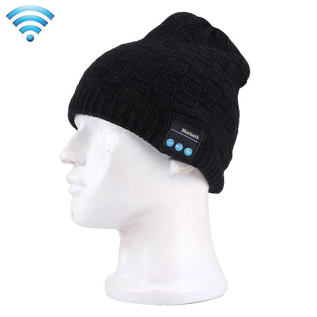 Knitted Bluetooth Headset Warm Winter Beanie Hat with Mic