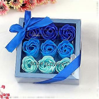 Date under Roses 9-Piece Rose Soap Flower Gift Box, Soap Flower Gift for Her, Valentine's Day Mother's Day Housewarming Wedding Souvenir