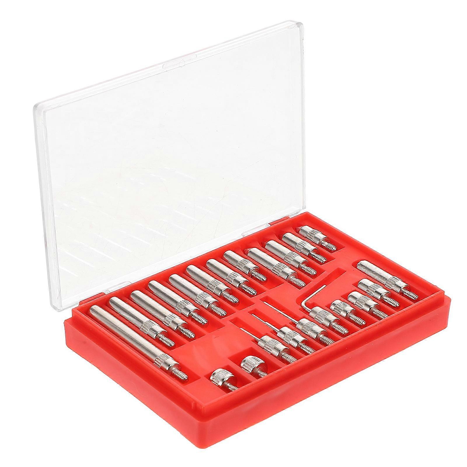 Precision Dial Test Indicator Points for Gauge Tool 3Sets Silver Metal