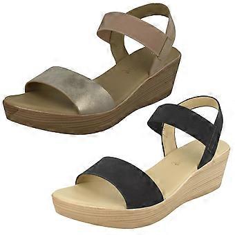 Damen-Savannah Mitte Keil Sandalen F10878