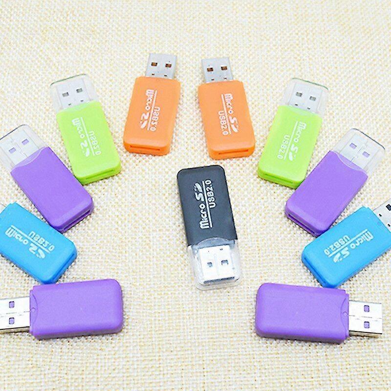 Classic Micro SD TF T-Flash Memory Card Reader Adapter, USB 2.0, compatible withLaptop