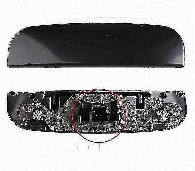 Peugeot 307 Trunk Tailgate Switch Handle - Black, Snap-on Only