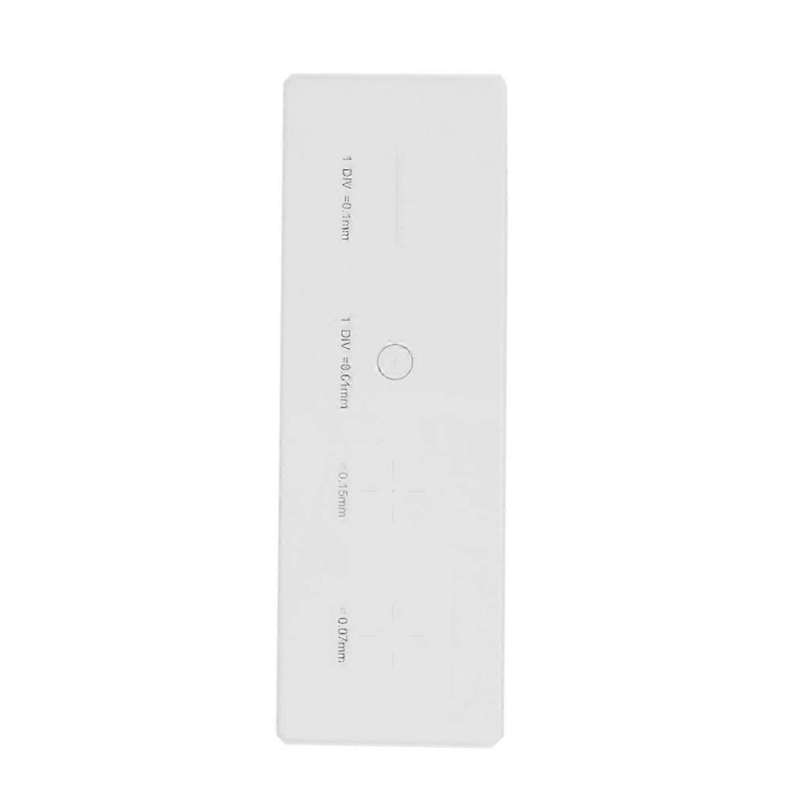 Microscope Objective Micrometer Calibration Slide Glass Stage Micrometer DIV 0.01mm