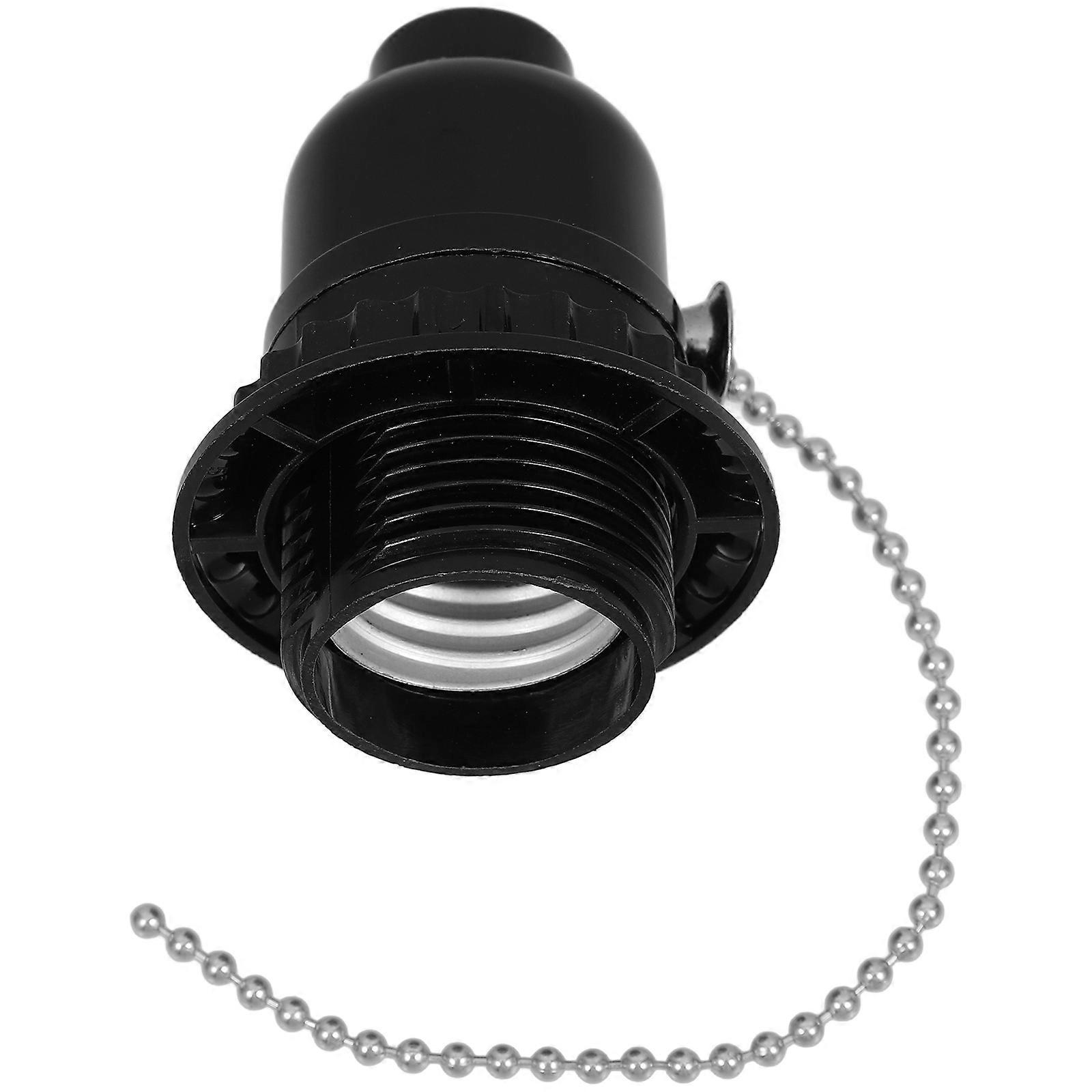 Pull Chain Light Fixture Pullswitch Lamp Holder Ceiling Light Socket Accessory E27 Lamp Holder with Pull Chain Ceiling Light Lamp Holder with Pull Cha