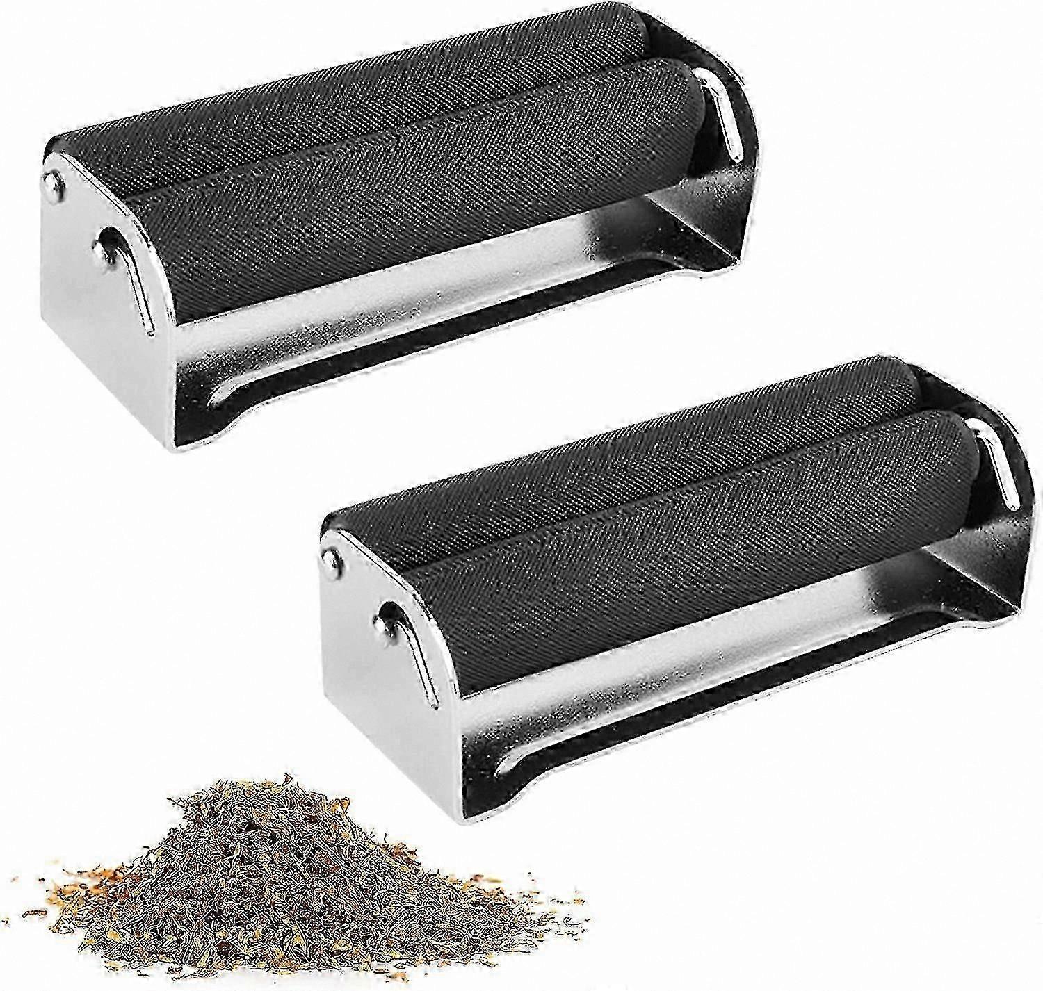 Plastic Manual Cigarette Rolling Machine, 70mm Roller (2 Pack)
