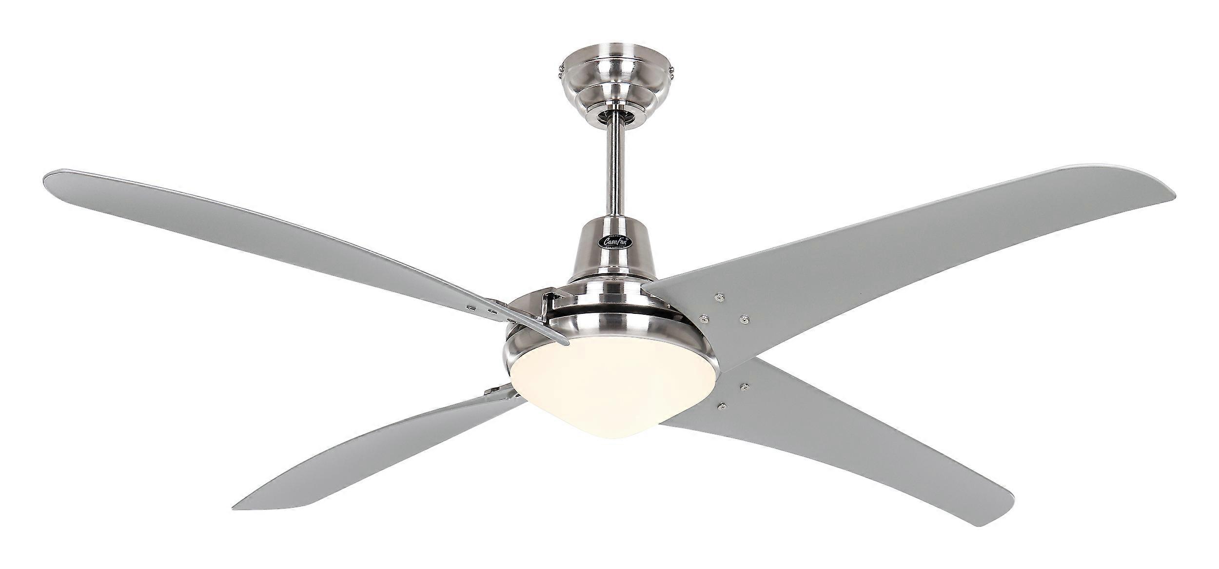 Ceiling fan Mirage Chrome / Silver with remote