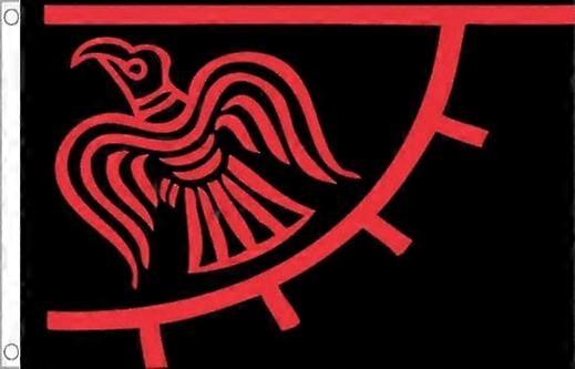 DRAPEAU VIKING RAVEN HGD139