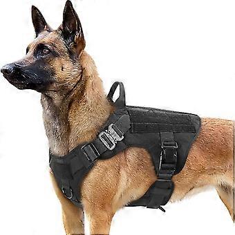 Adjusted Tactical Dog Harness for Large Breeds With Handle and No-Pull Service Functionality For Strong Dogs and Military Use-yy2