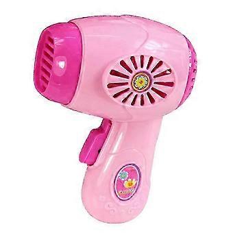 Kids Simulation Hair Dryer Toy, Plastic Electric Hair Drier, Pretend Play Home Appliance for Toddlers, Creative Gift for Girls and Boys DBIAO