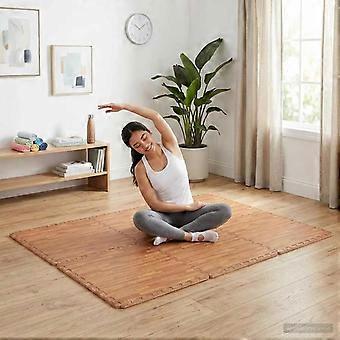 Vloermatten 6 stuks houtnerf 2,16 m² EVA-schuim
