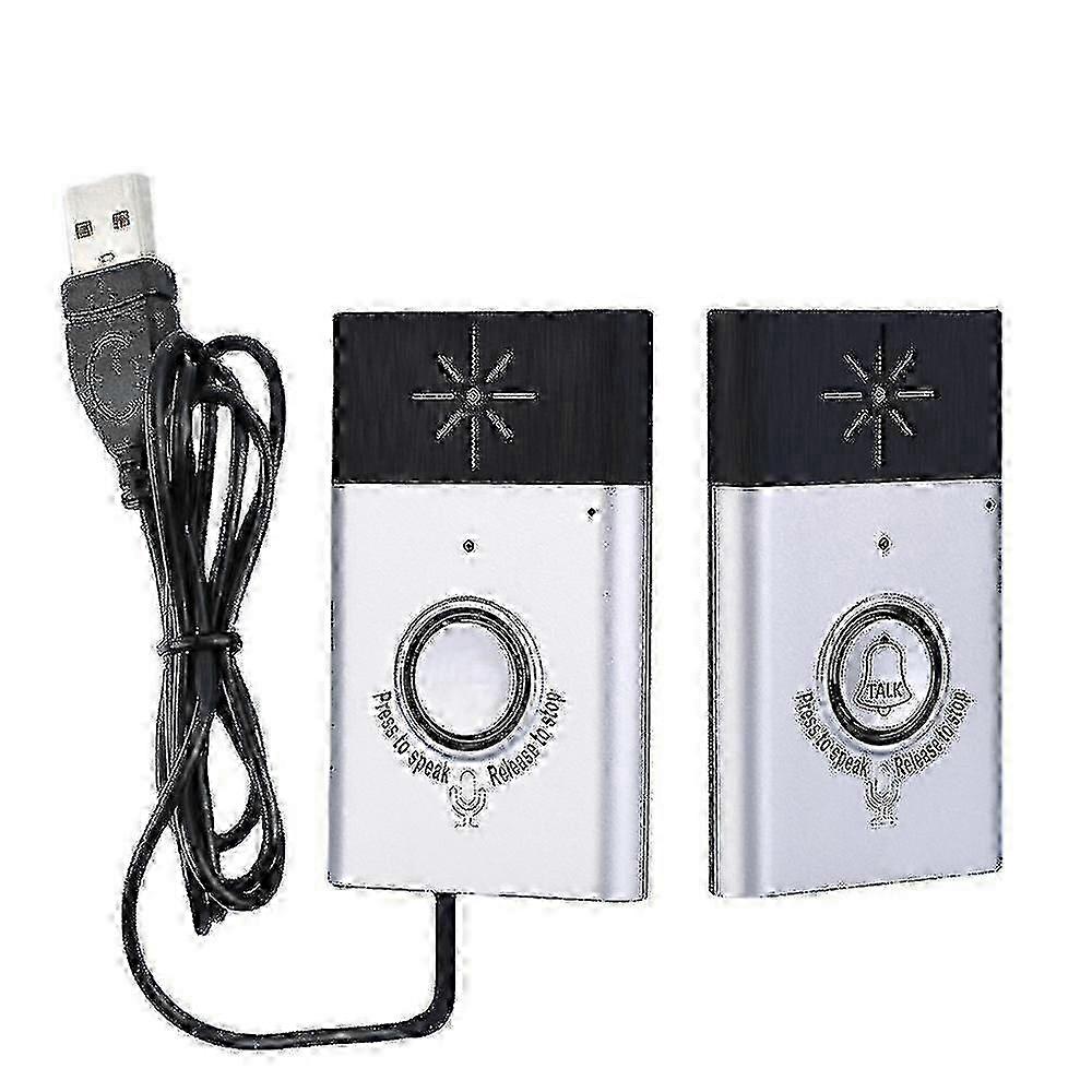 Two Way Intercom Wireless Compact Size 100x60x14.8mm