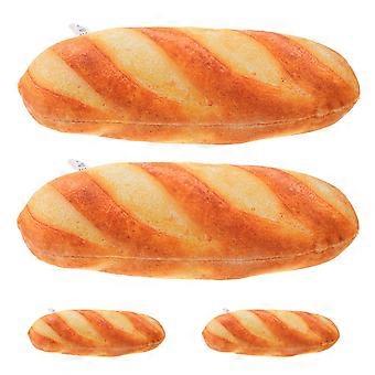 Simulation Bread Plush Bread Pillow for Kids 4Pcs Plush Toy Decoration