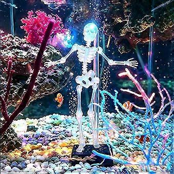 Dancing Skeleton Aquarium Bubbler, Interactive Fish Tank Decor with 1m Air Hose, Adjustable Bubble Effect, Funny Decor Gift for Fish Tank Lovers
