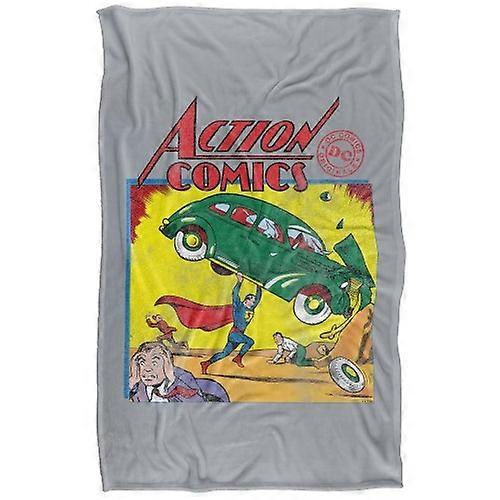 Superman Action Comics Soft Touch Blanket