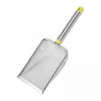 2xCat Litter Sifting Scoop Rabbits Kitty Hollow Out Spoon Litter Scooper Metal