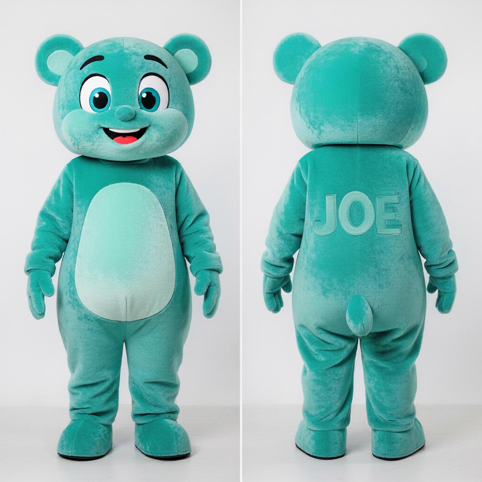 MASTICOT Teal Anthropomorphic Joe Gi Joe Mascot