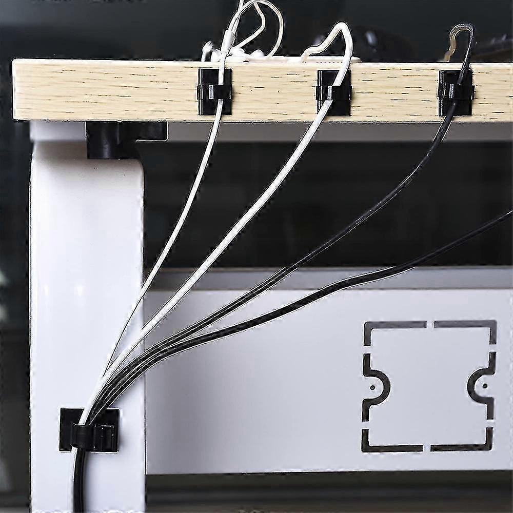 Nylon Wire Adjustable Cable Clips Adhesive Cable Management Clips Adjustable Clamp.black