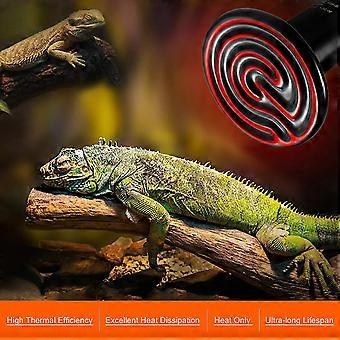 150W metteur Radiateur Animaux Ampoule Infrarouge Chauffage en Cramique, Lampe de Reptile pour Amphibiens, Serpent, Oiseaux, Tortue, Chat, Chien