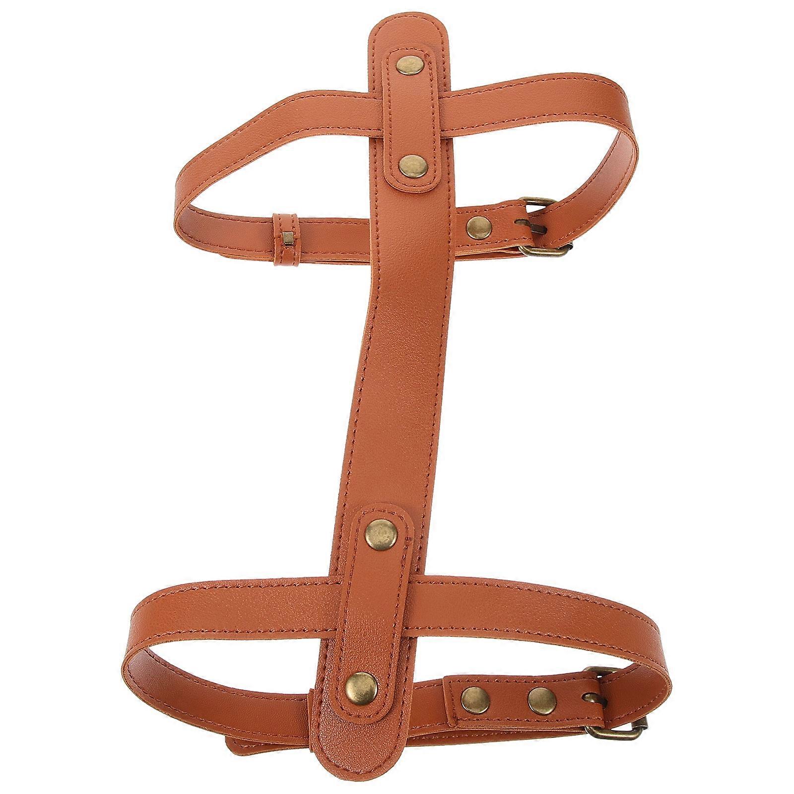 Light Brown Blanket Carrying Strap Outdoor Carpet Strap for Camping