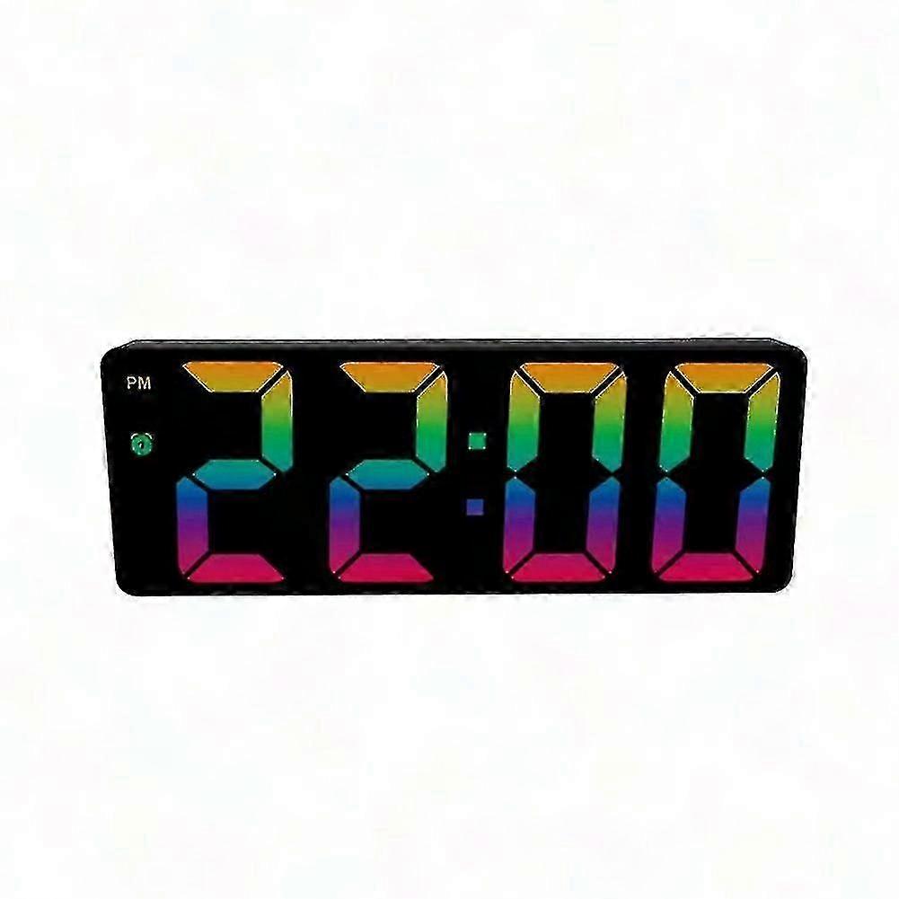 Digital alarm clock with LED screen display