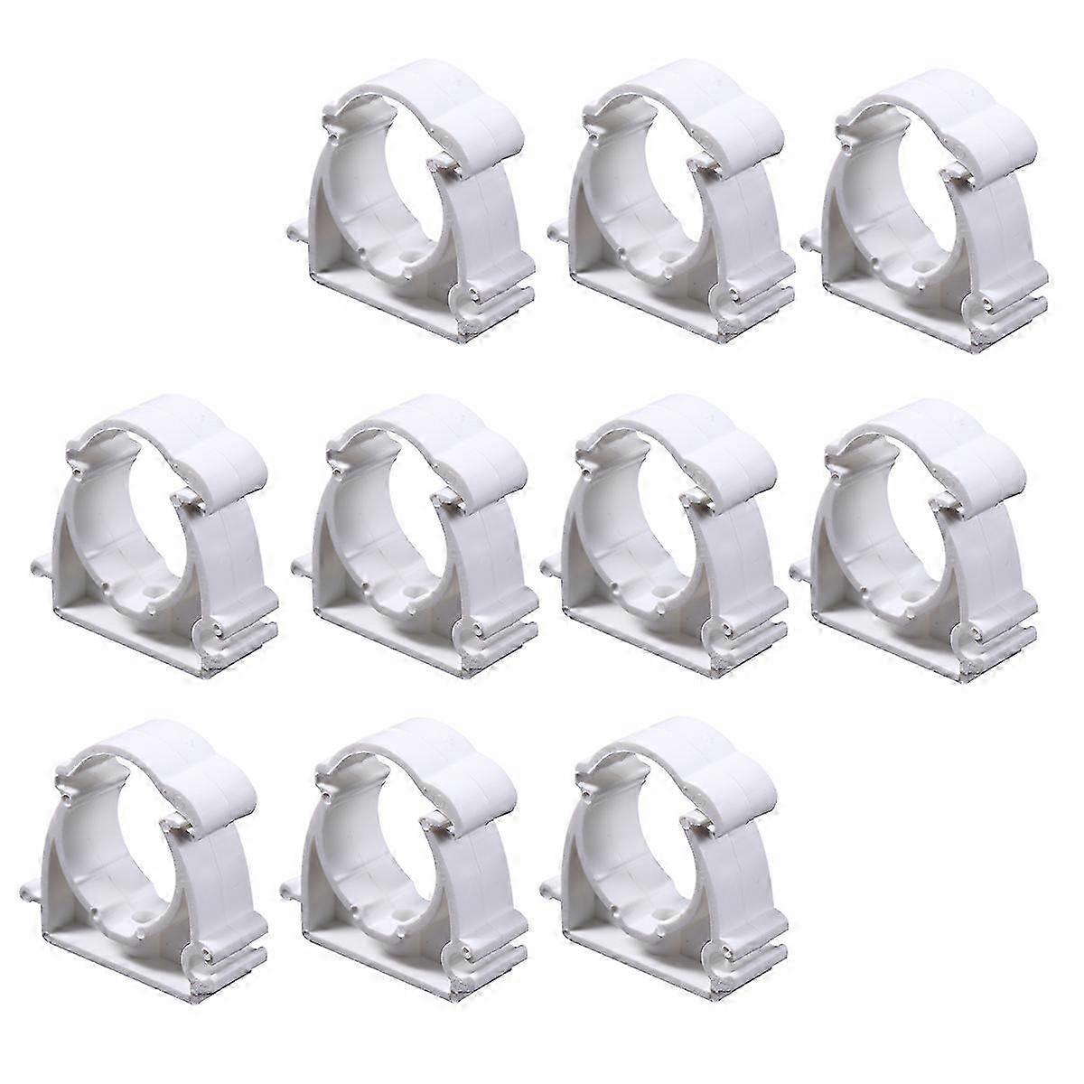 Water Supply Pipe Plastic compatible with Pipe Installation 10Pcs White