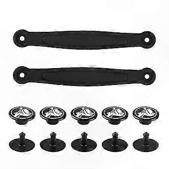 R8 PVC Replacement Heel Straps with Rivets for Clogs Sandals Men and Women Beach Shoes