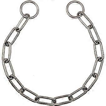 Chokerhalsbanden Hondentrainingshalsband Klassieke halsbanden Verstelbare stevige stalen ketting Dikke hondenkettinghalsband 3,0 mm * 50 cm