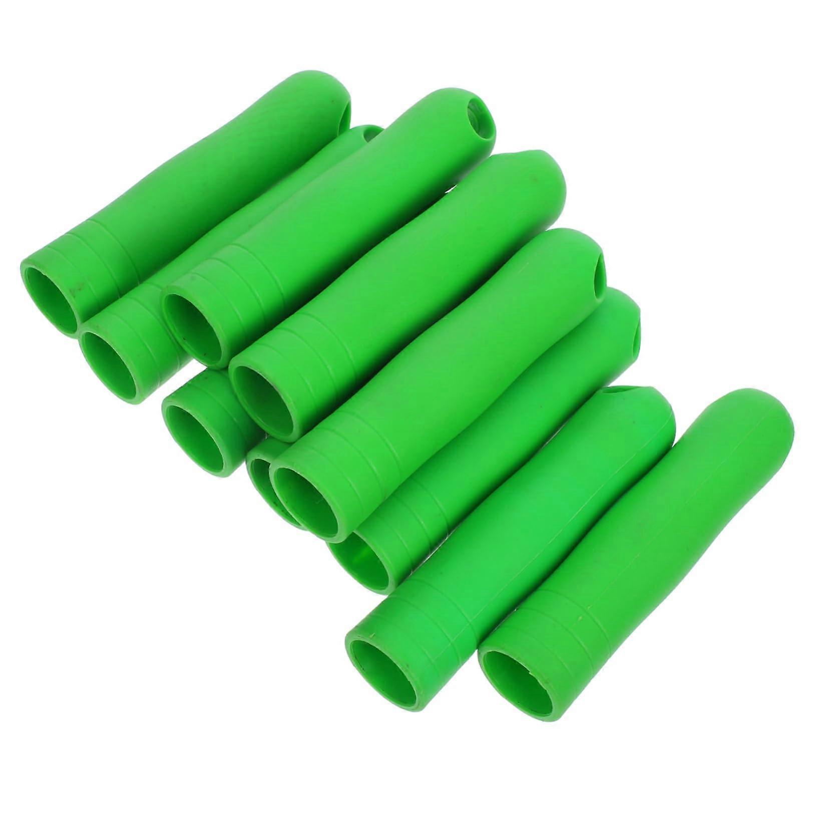 10pcs Mop Handle Replacement Tips with Secure Threaded Grip Durable Plastic End Caps