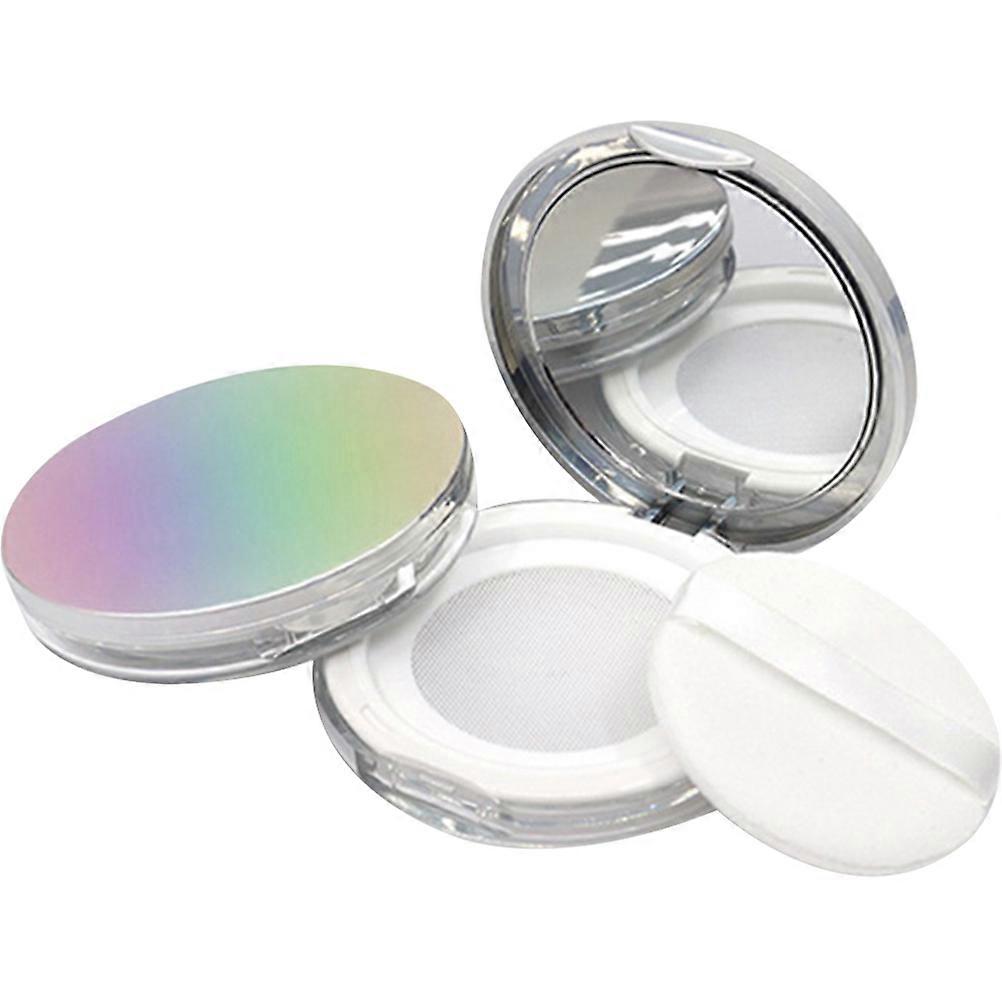 Cosmetics Powder Box Empty 4Pcs Refillable Cases with Powder for Storage